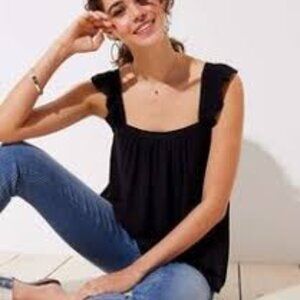 LOFT Ruffle Strap Cami